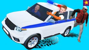 Полицейский УАЗ против ПРЕСТУПНИКОВ!!! Как ИГОРЬ стал ПОЛИЦЕЙСКИМ и выполнил ЗАДАНИЕ