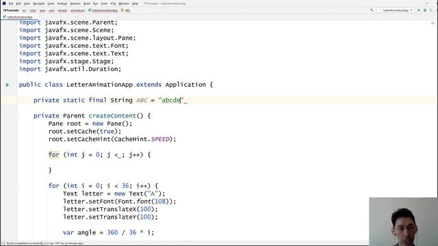 JavaFX: Letter Animation смотреть онлайн