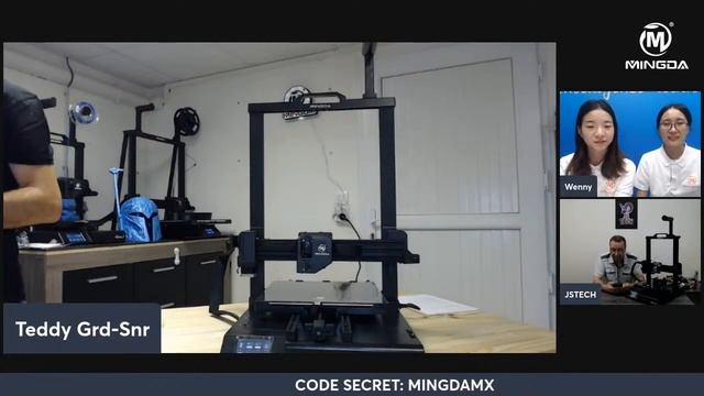 Mingda Magician Max Live /Déballage/Assemblage/Présentation/Gagnez des cadeaux смотреть онлайн