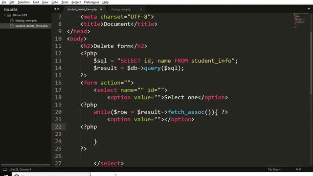 Creating After Delete Trigger and implemented from PHP form смотреть онлайн