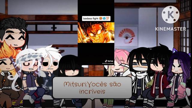 ?Hashiras react tanjiro(gacha club). смотреть онлайн