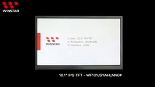 Winstar High Brightness IPS TFT LCD Display 10.1 inch - WF101JSYAHLNN0 смотреть онлайн
