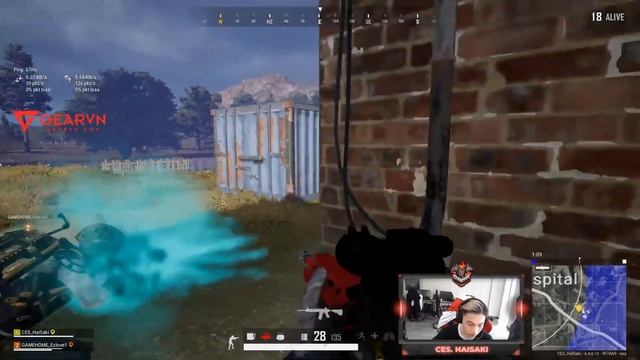 Haisaki stream daily #1 : Gánh người anh GH_Ezlove và vài pha bắn AWM cơ bản смотреть онлайн
