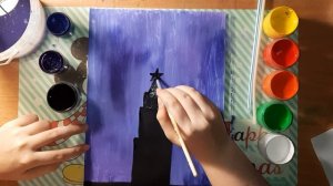 3 Класс. Тема «В весеннем небе - Салют Победы. Урок ИЗО.