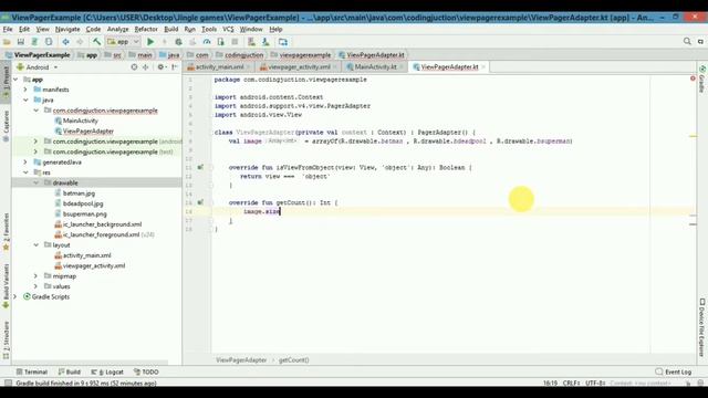 How to make image slider by viewpager in android studio(kotlin)||Hindi/Urdu смотреть онлайн