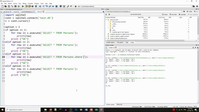 Python Coder | Simple | Menu | Connect | Database смотреть онлайн
