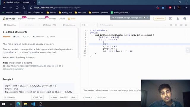 Hand Of Straights | #LeetCode 846 | Detail Explanation | C++ /Java смотреть онлайн
