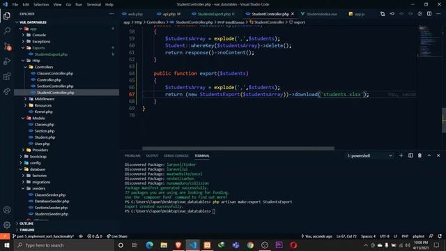 Excel Export with Vue.js | Lets Build Some Datatables With Laravel and Vue.js смотреть онлайн