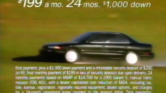 1990's *MITSUBISHI*(TM) TV Commercial смотреть онлайн