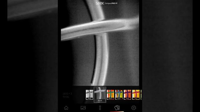 Seek pro thermal macro-resolution sensing dusthair on a 1.5mm metal grid смотреть онлайн