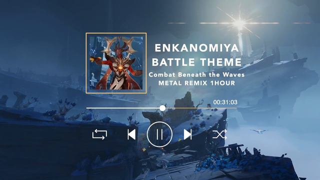 [1Hour]Enkanomiya Battle Theme Metal Remix 'Combat Beneath the Waves' Genshin Impact | 原神 | 원신 OST смотреть онлайн