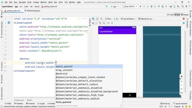 Android Mobil Programlama Dersleri Java & Kotlin #27 Linear Layout & XML #AndroidStudio смотреть онлайн