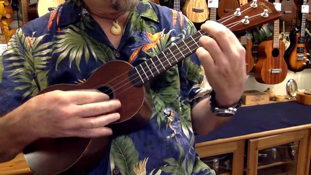 "Moon River" on 1950's Vintage Martin Mahogany 1M Concert #4716 @ Ukulele Mania, Tokyo смотреть онлайн