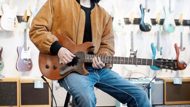 Today's Thunder Road Quick Riff. 1959 Gibson Les Paul Junior Double Cutaway смотреть онлайн