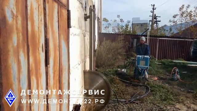 Расширение проема в толстой бетонной стене смотреть онлайн