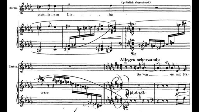 Großmächtige Prinzessin (Ariadne auf Naxos - R. Strauss) Score Animation смотреть онлайн