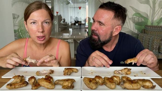 МУКБАНГ куриные крылышки, домашние | Ай вкусно! ??? смотреть онлайн