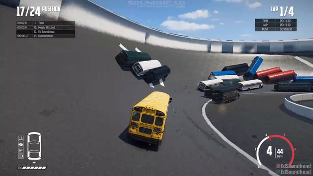 SPEEDBOWL BUS BRUTALITY! | Wreckfest