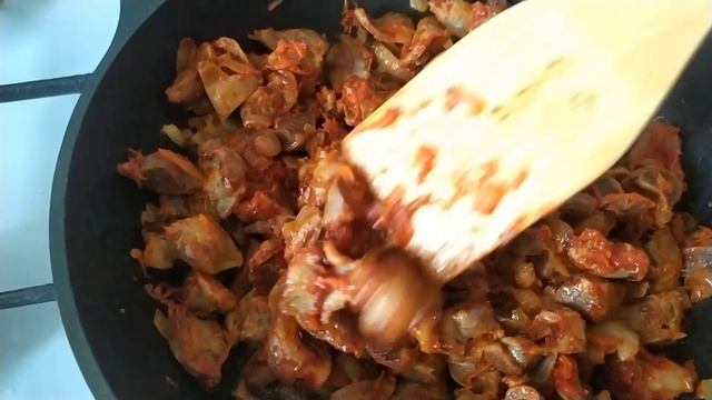 БИГУС с КУРИНЫМИ ЖЕЛУДКАМИ - Очень вкусно!!!! смотреть онлайн