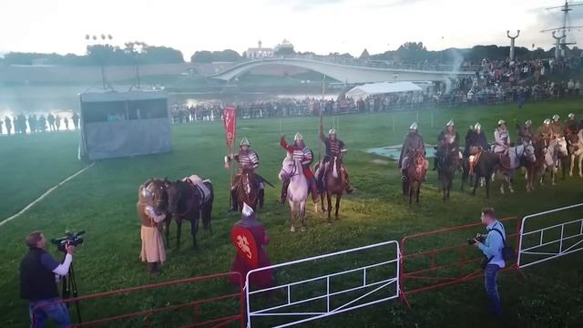 Историческая реконструкция конного похода Александра Невского «Александрова дорога» смотреть онлайн