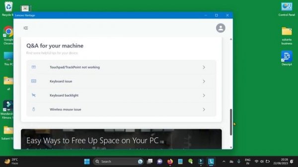 Lenovo Vantage Overview 2023