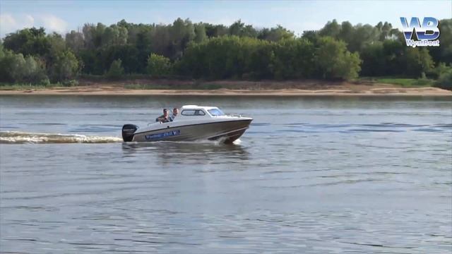 Новый комбинированный катер Вятбот 470П полурубка смотреть онлайн