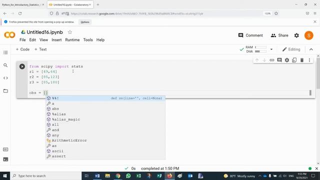 Python: Test of Independence смотреть онлайн