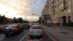 Driving in Moscow: Bolotnaya - around the Kremlin - Khamovniki - Boulevard Ring. 4K UHD