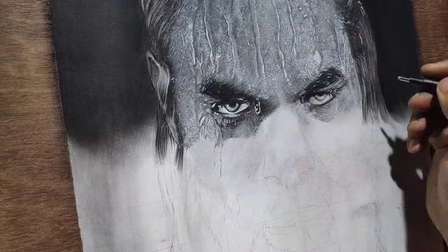 DRAWING HYPER-REALISTIC PORTRAIT OF AQUAMAN│SKETCH MAKER-MOUSUM смотреть онлайн