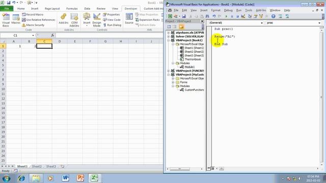 Adding Cells Value with Excel VBA смотреть онлайн
