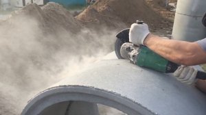 Разрезать железобетонное кольцо