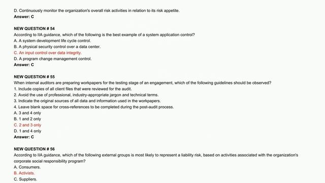 [Oct, 2023] Itpassleader IIA-CRMA PDF Dumps and IIA-CRMA Exam Questions (Q49-Q64) смотреть онлайн