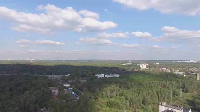 Обалденный полёт над ЖК Лосиный Остров смотреть онлайн
