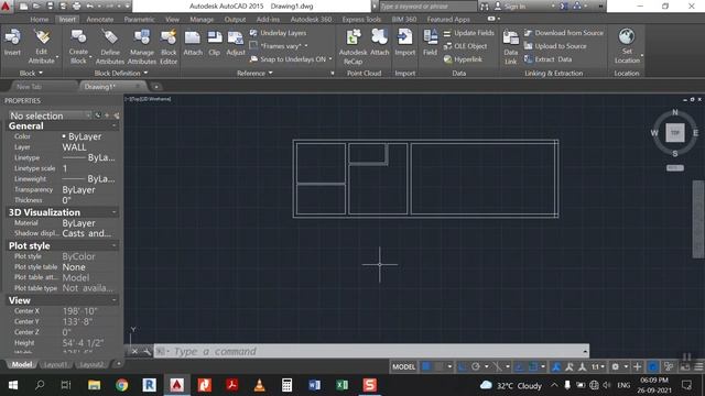 Simple Floor Plan in AutoCAD | Tamil смотреть онлайн