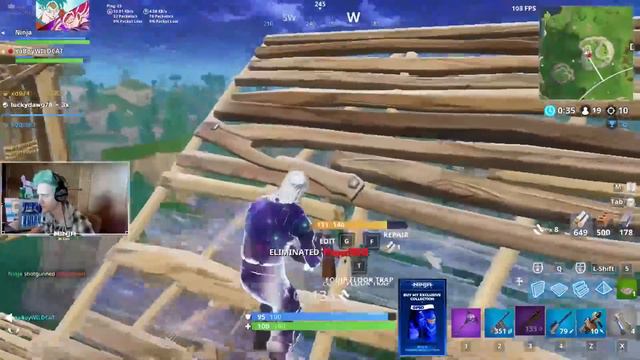 Clearing Tilted Towers Featuring GALAXY SKIN!! - Fortnite Battle Royale Gameplay - Ninja & Wildcat смотреть онлайн
