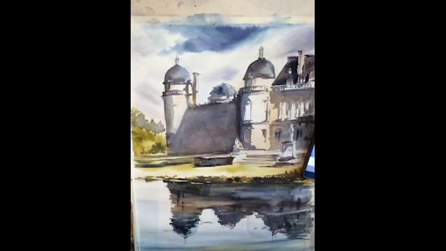 Создание картины с замком смотреть онлайн