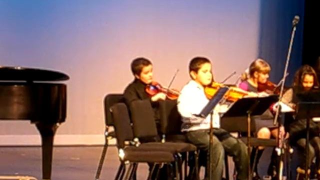 Nik's First Orchestra Recital