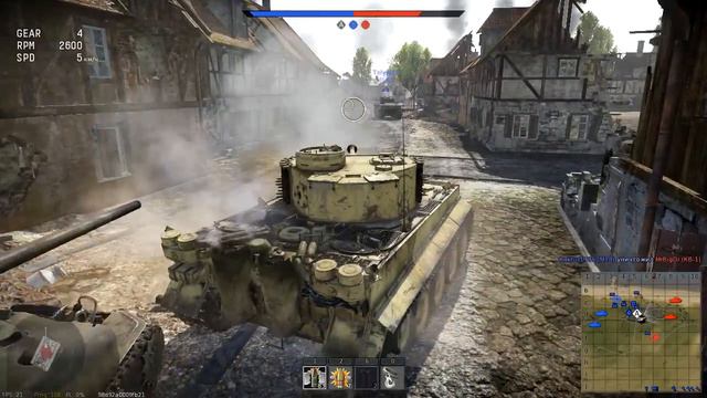 War thunder техника 2015- Немецкая ветка танков Тигр H1 смотреть онлайн