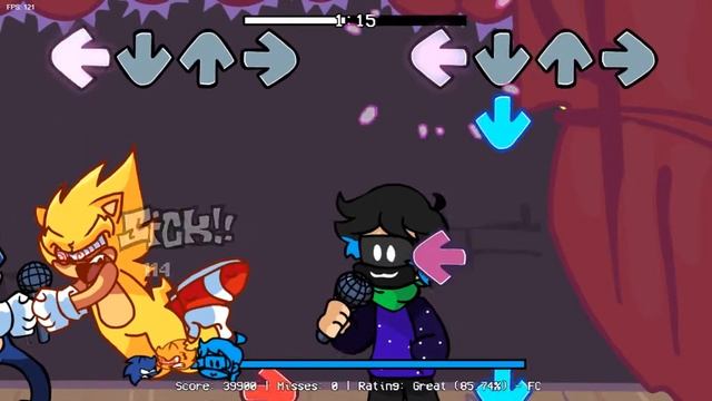 FNF: FLEETWAY AND SONIC SING "POEMS & THORNS" GAME смотреть онлайн