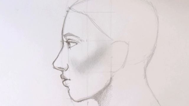 COME DISEGNARE UN VOLTO DI PROFILO! Tutorial Principianti Disegno Realistico A Matita Per Ritratto