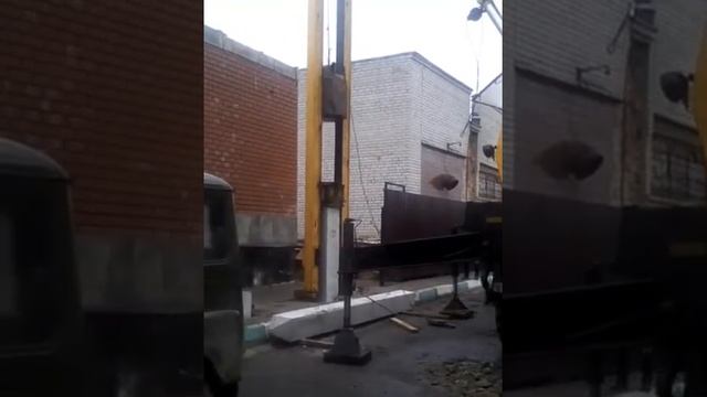Мобильная крановая сваебойная установка,на базе камаз смотреть онлайн