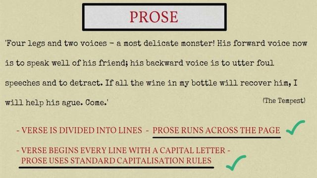 Prose In Shakespeare