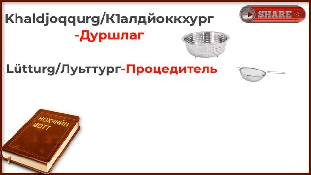 НАЗЫВАЙТЕ ПОСУДУ НА ЧЕЧЕНСКОМ ЯЗЫКЕ. Чеченско-русский перевод смотреть онлайн