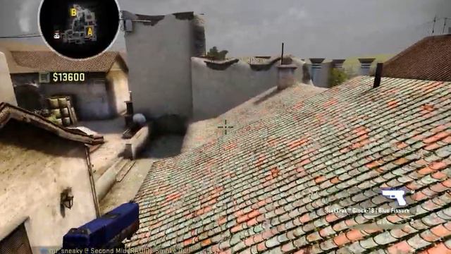 CS:GO Inferno CT smoke for B from Alt mid смотреть онлайн