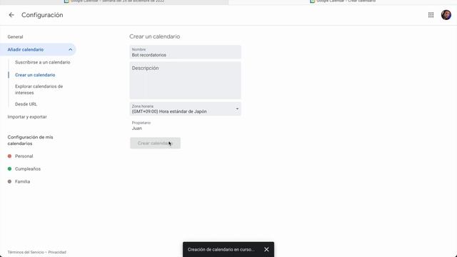 Haz un Bot de Telegram para Google Calendar смотреть онлайн