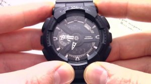 Часы Casio G-SHOCK GA-110-1B [GA-110-1BER] - Инструкция, как настроить | Watch-Forum.RU
