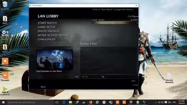 how to Play Call of Duty World at War Zombies LAN Online Using Tunngle смотреть онлайн