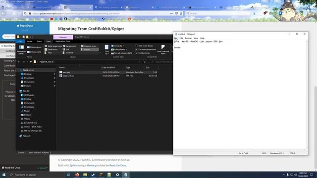 How to set up a PaperMC Server for Minecraft 1.16 смотреть онлайн