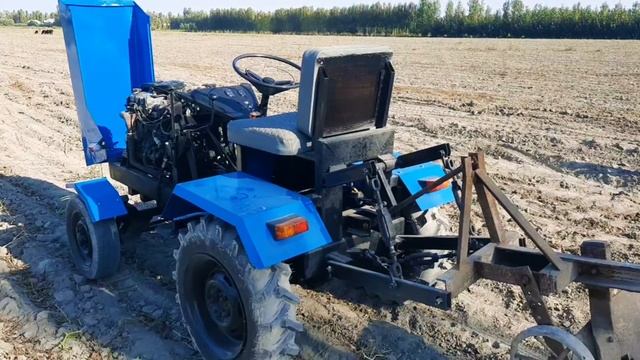 FARG'ONALIK USTA TIKO MATORIDAN MINI TRAKTOR YASADI. TRAKTOR SOTILADI. смотреть онлайн