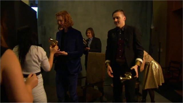 Arcade Fire in Danny Clinch Photo Room at 53rd Annual GRAMMY Awards | GRAMMYs смотреть онлайн
